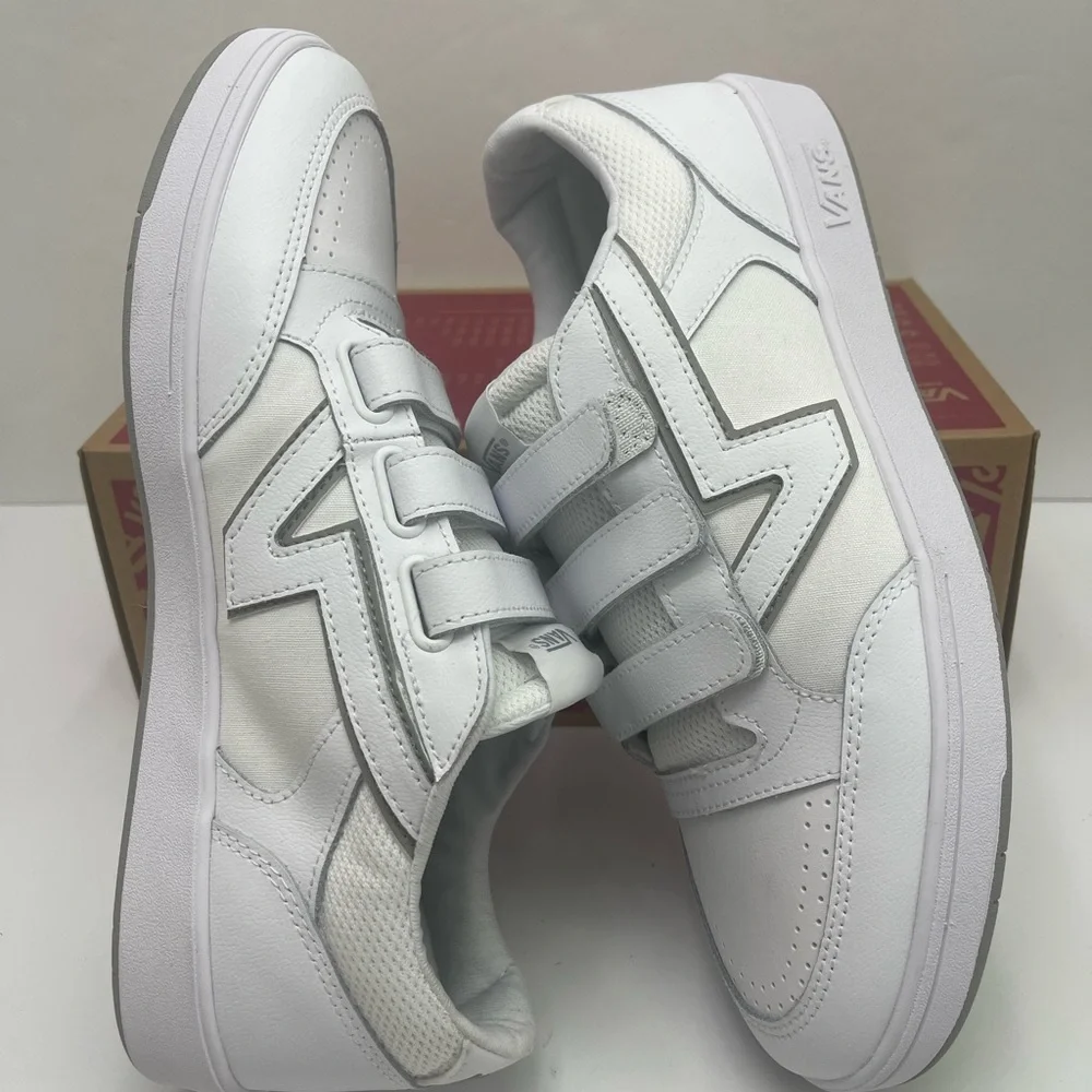 Vans Men’s Lowland Cc Velcro 
Sport True White/Drizzle Sneakers 
VN000CRJXP3 - Picture 11 of 16